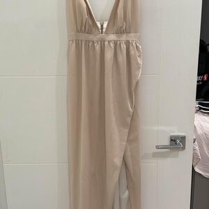 Park & Fifth Cream Maxi Dress